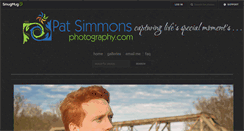 Desktop Screenshot of patsimmonsphotography.com